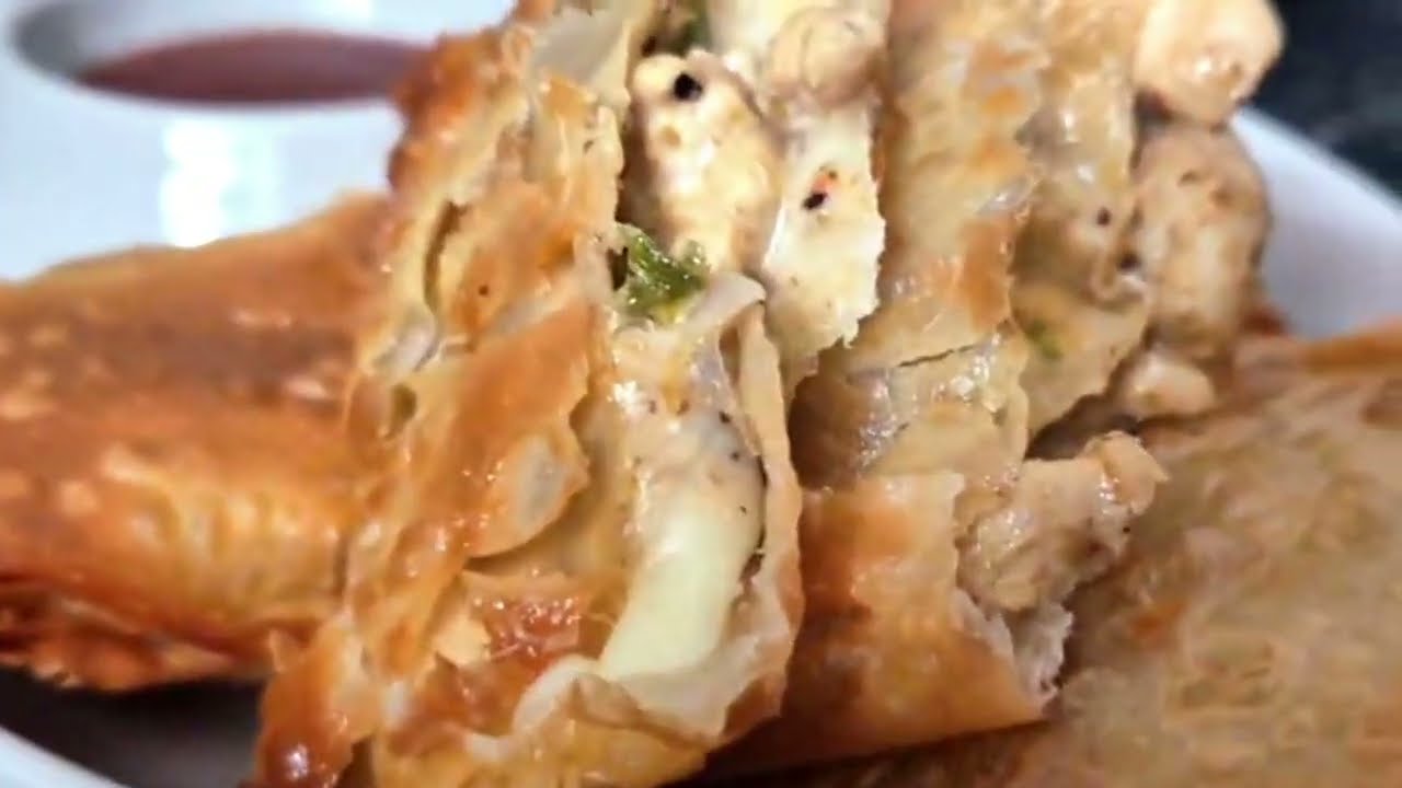 Ramzan Roza 9 🌙 Aaj Ka Iftar: Crispy Chicken Pockets 😍