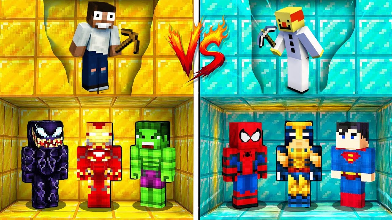 Minecraft, Rs1 vs Rs 1,00,000 Superhero MINING Challenge || Minecraft Mods || Minecraft gameplay