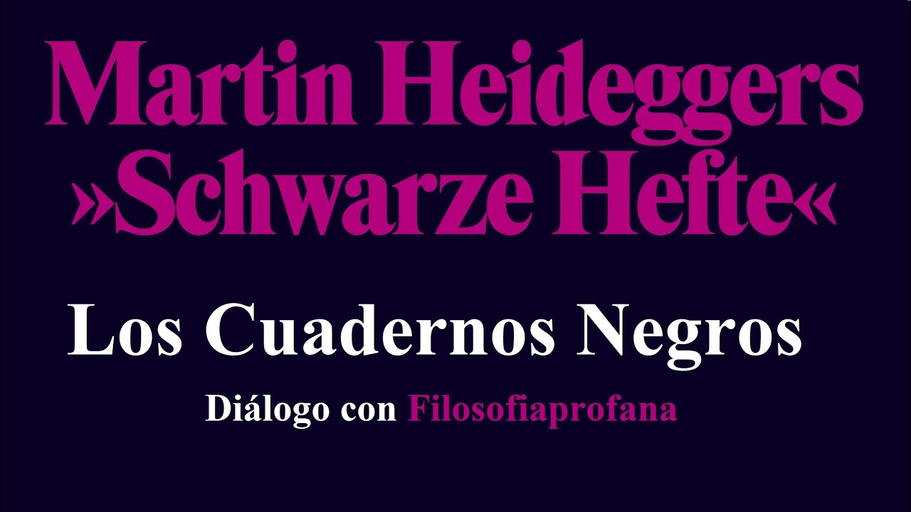 Los cuadernos negros || Diálogo con Elio de Filosofiaprofana