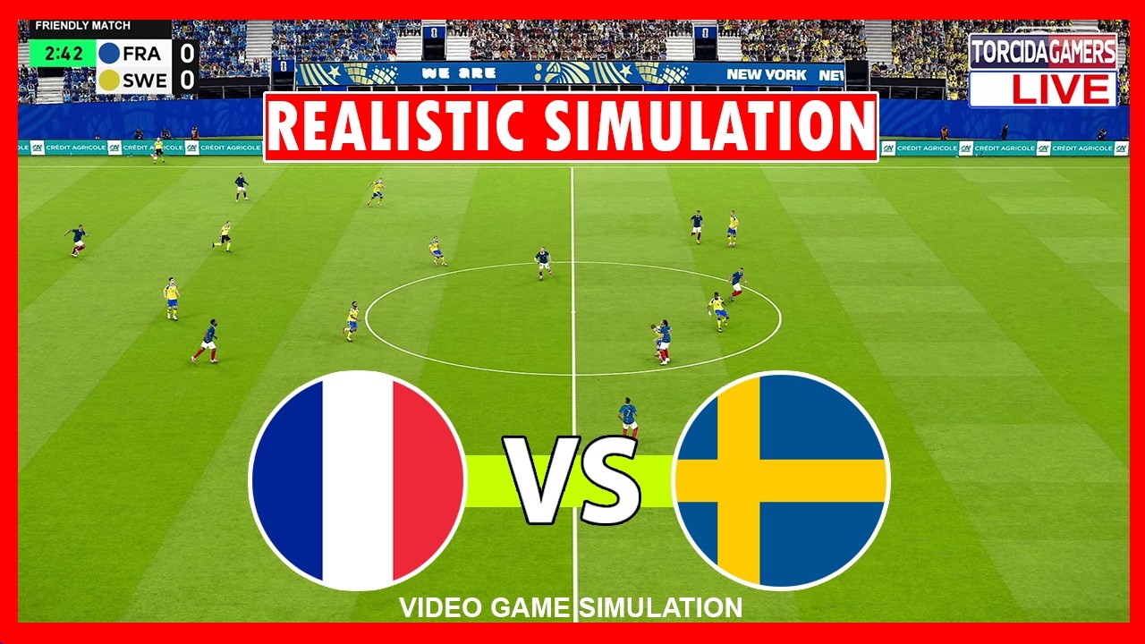 France vs Sweden | World Cup 2026 | eFootball PES 2021 Simulation