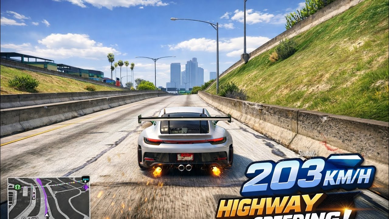 PORSHE 911 GT RS | 203 KM/H | HIGHWAY DREAG RESH