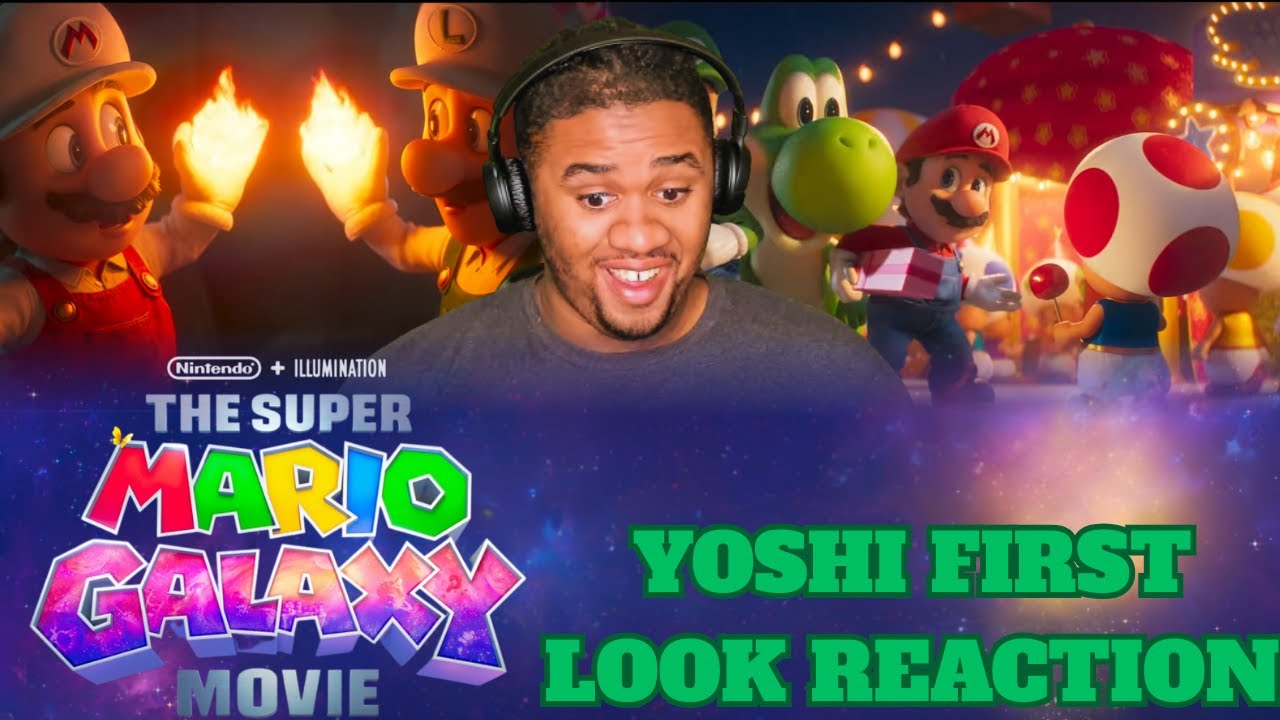 The Super Mario Galaxy Movie Yoshi First Look Reaction