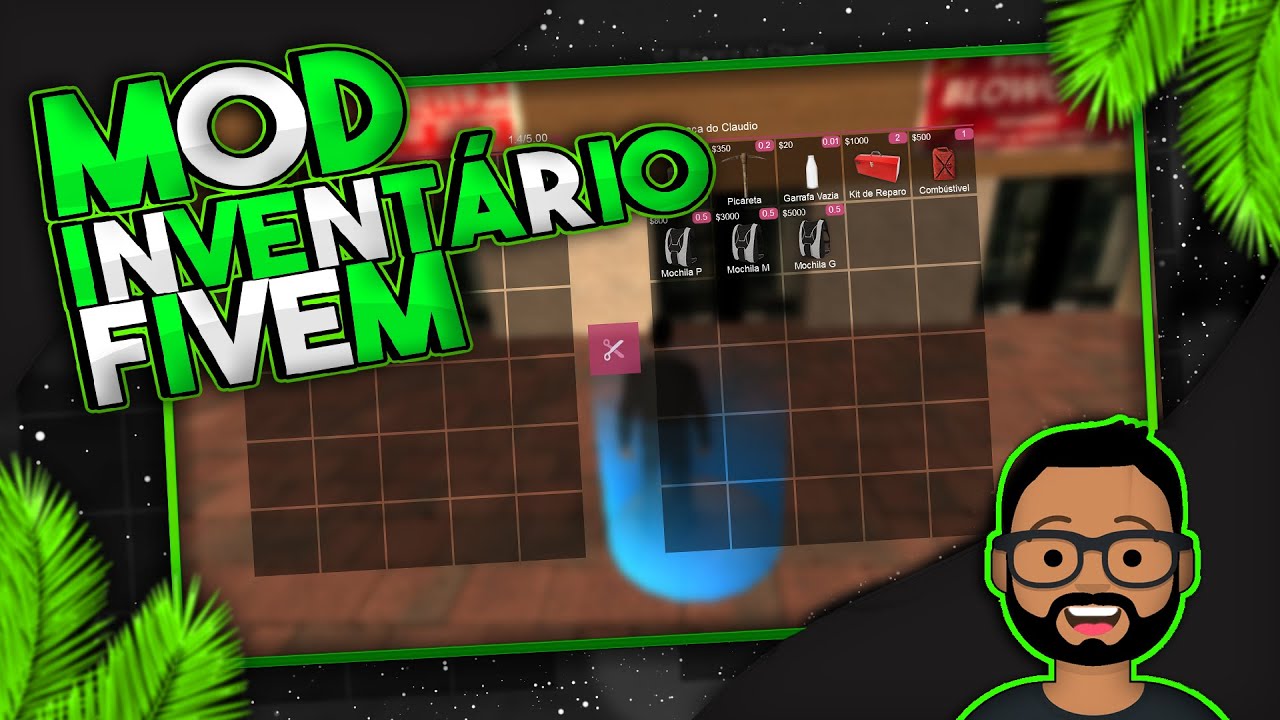 Mod inventário Fivem GTA RP MTA:SA