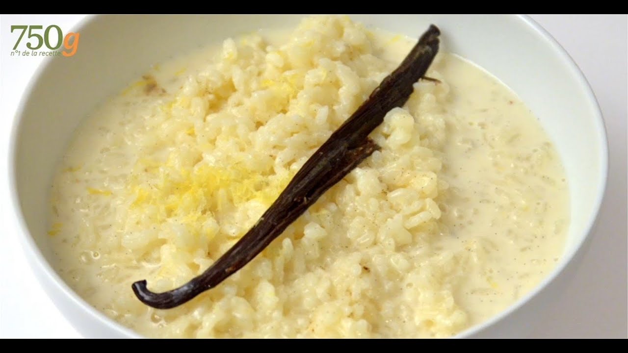 Recette de Riz au lait au micro-ondes - 750g