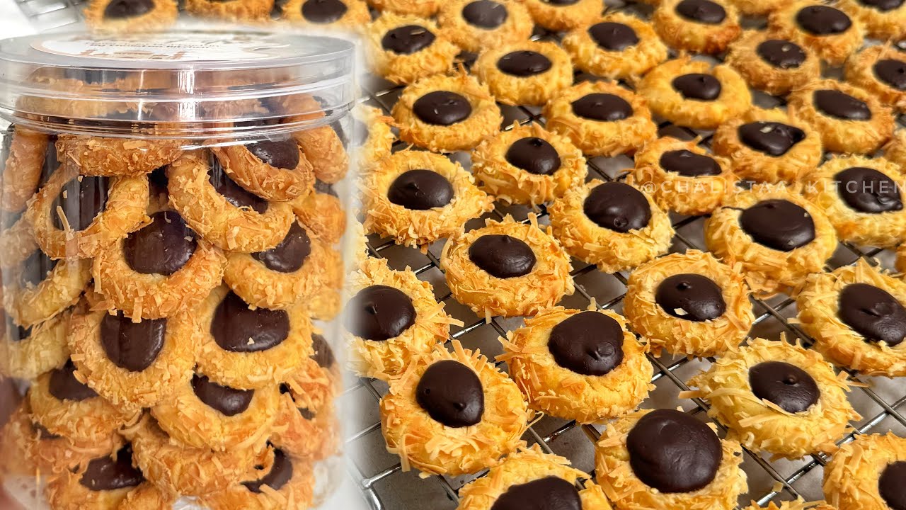 KUE LEBARAN YANG WAJIB ADA‼️ THUMBPRINT COOKIES COKLAT SUPERRR ENAK