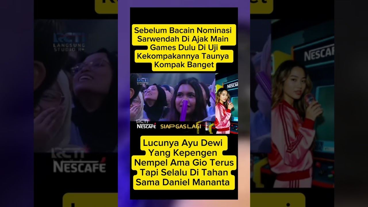 Sarwendah Dan Gio Sebelum Bacain Nominasi Di Ajak Main Games Dulu Dan Ternyata Kompak 😍🥰