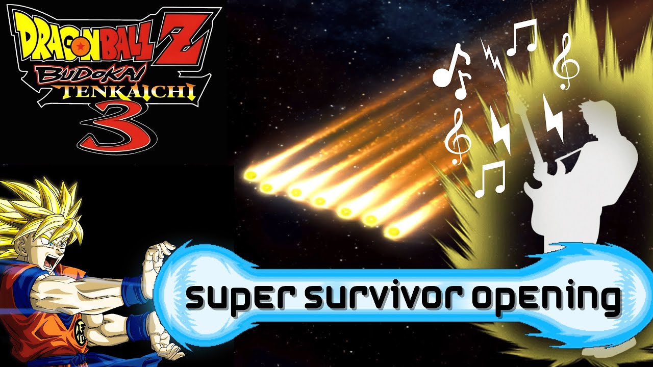 DBZ Budokai Tenkaichi 3 Opening - Hironobu Kageyama/Super Survivor (Guitar Melody | Instrumental)