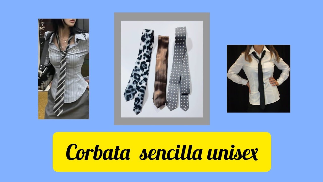 77.&iquest;C&oacute;mo hacer una corbata sencilla para mujer?