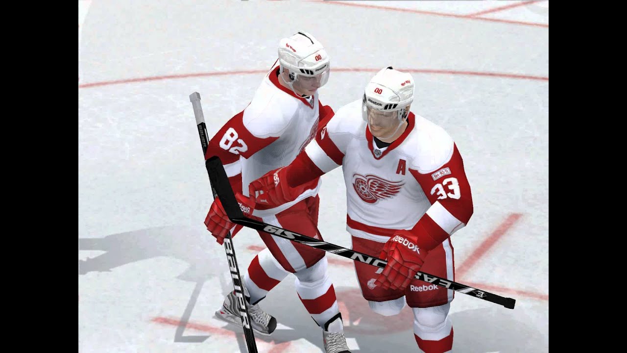 НХЛ 09. 9 игра сезона. Ред Вингс против Дикарей Миннесоты.