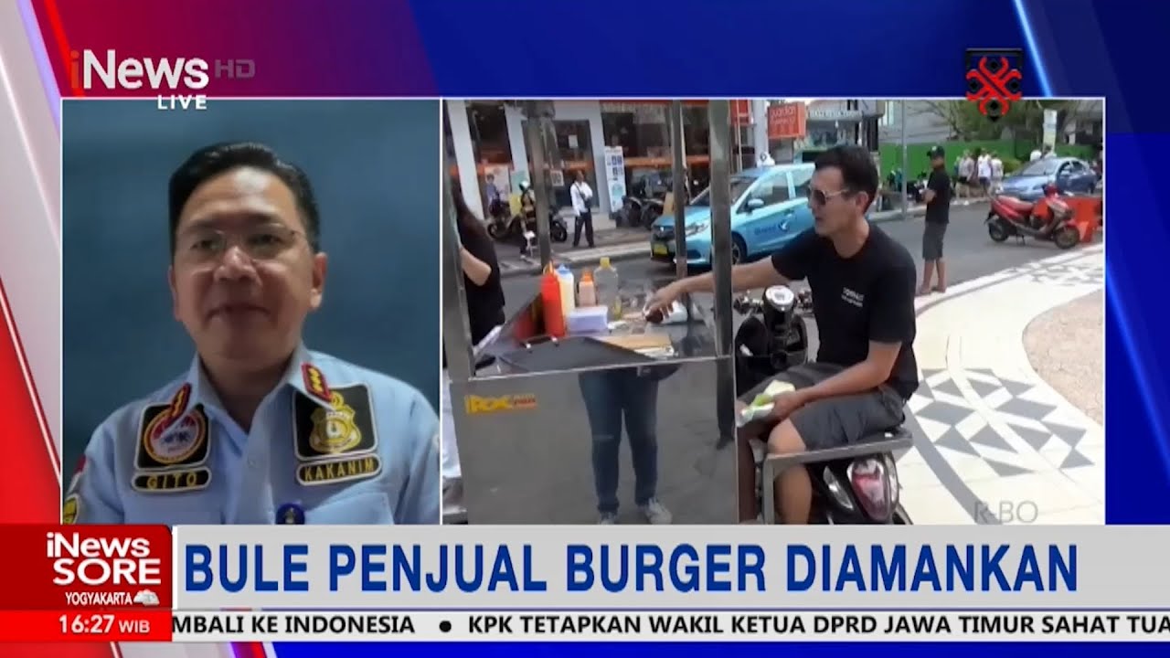 Tidak Bisa Tunjukkan Paspor, Petugas Imigrasi Bali Menangkap WNA Penjual Burger #iNewsSore 16/12