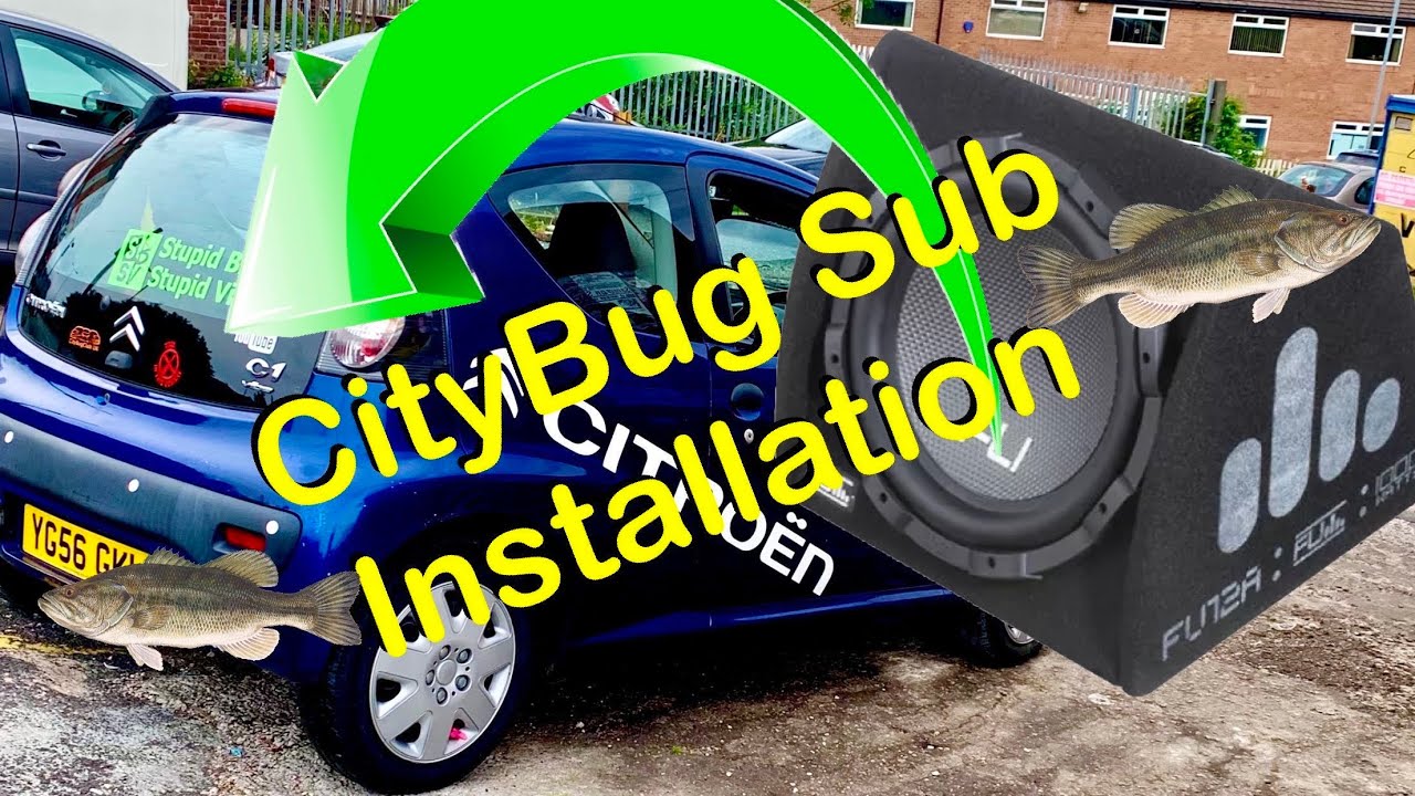 Car Audio Upgrade, How to Fit a Subwoofer, Easy DIY / How to… CityBug Gets Some Pumping Bass, ICE