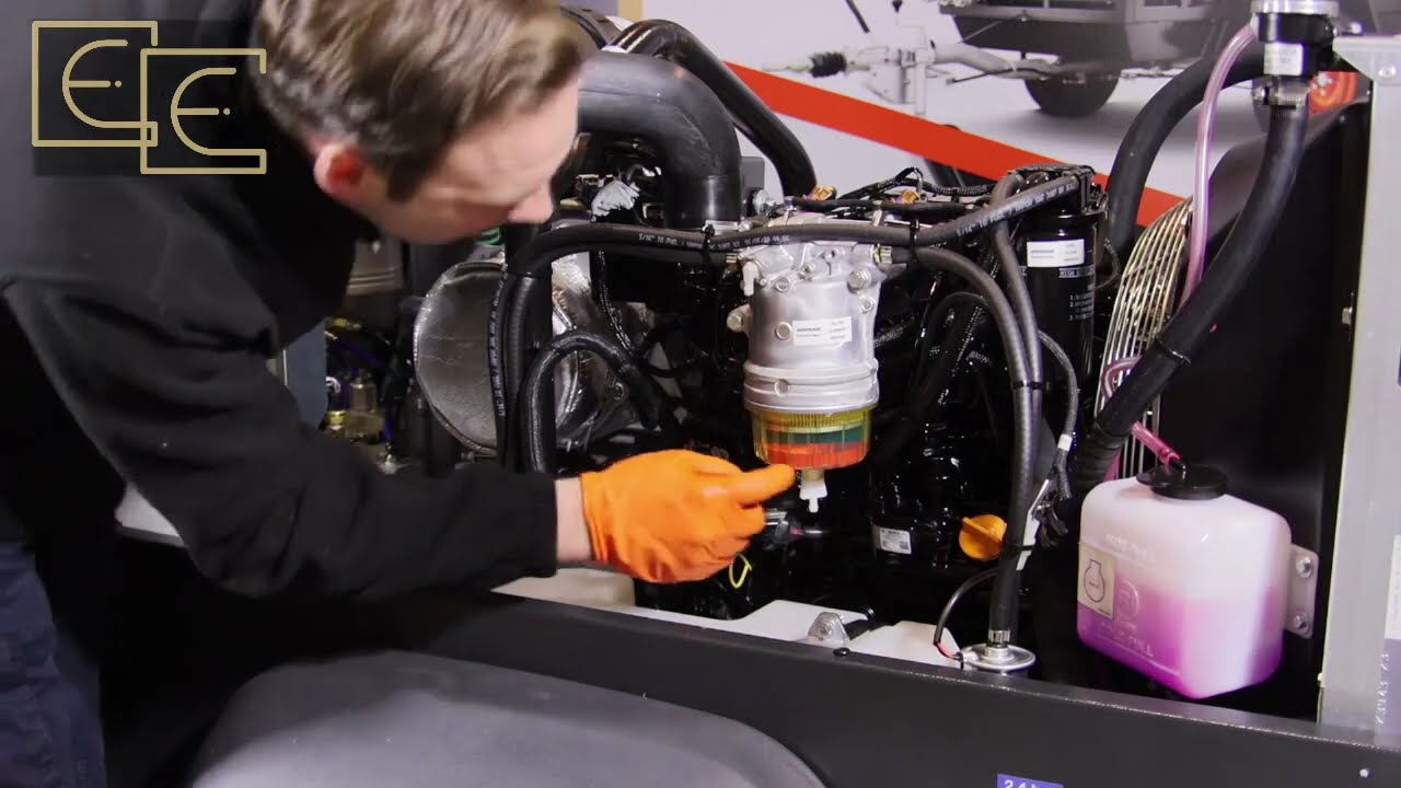 Pre-start Daily Checks - 7/25, 7/45, 7/55, PA7.3, PA7.4 & PA7.5 Doosan Bobcat Portable Compressors