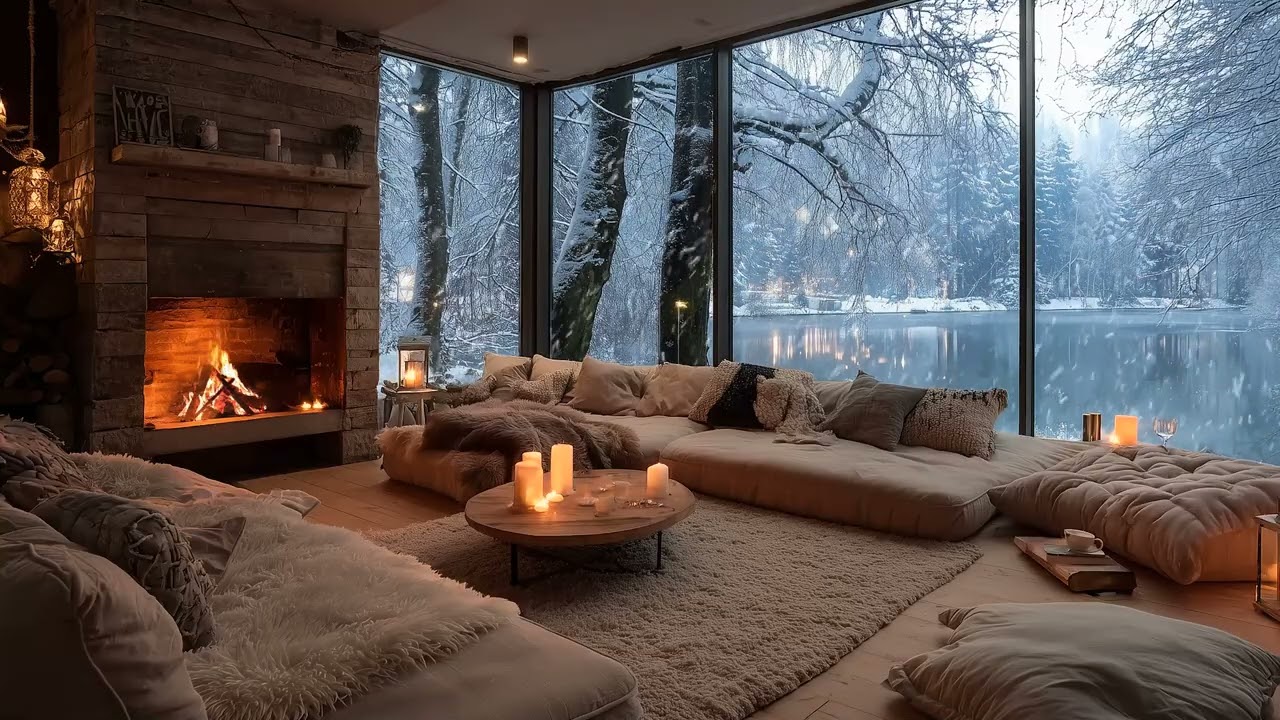 Winter Night White Lounge Piano | Gentle Keys for Concentration, Relaxation & Sleep