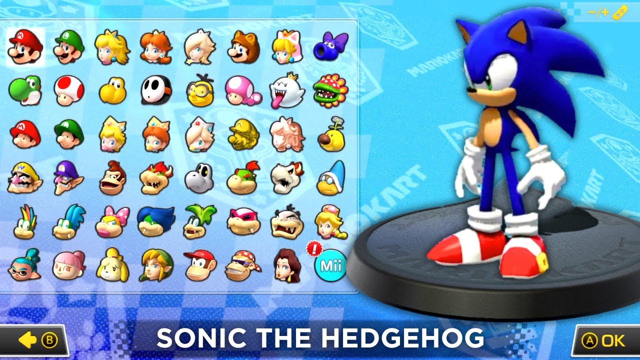 What if you play as SONIC in Mario Kart 8 Deluxe? (Special Cup)