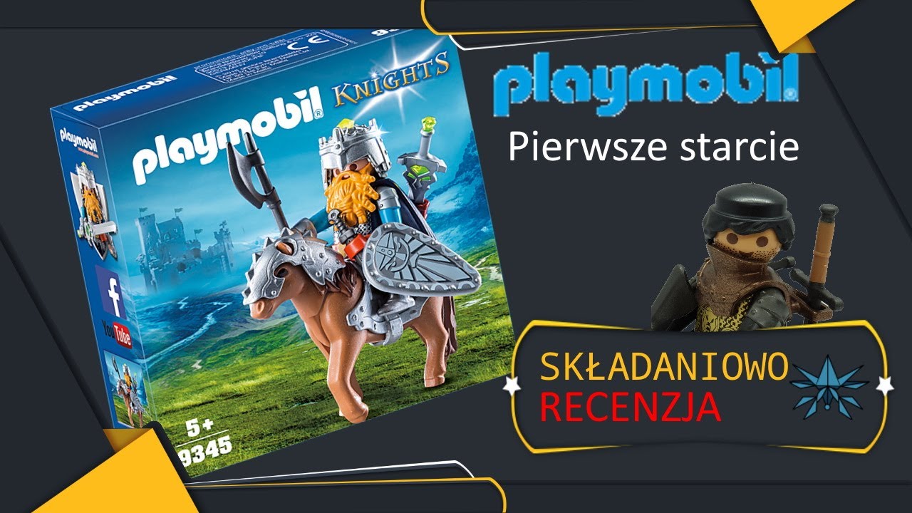 Pierwsze starcie z Playmobil - Krasnolud z wojowniczym kucykiem🐎 - #9345