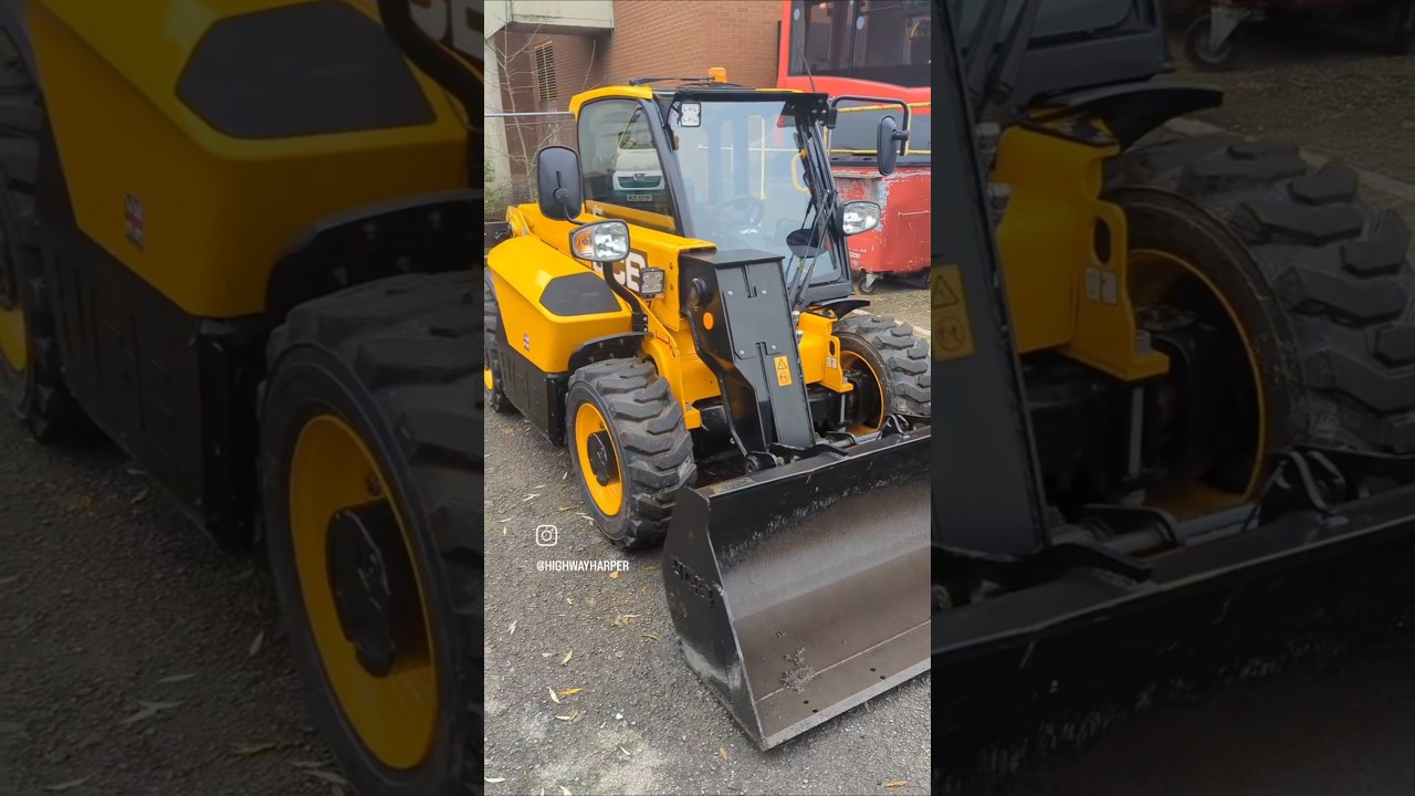 Sprawdź tę niesamowitą, holowaną mini ładowarkę, kt&oacute;ra ma moc #koparka #jcb #ładowarkateleskopowa #koparka