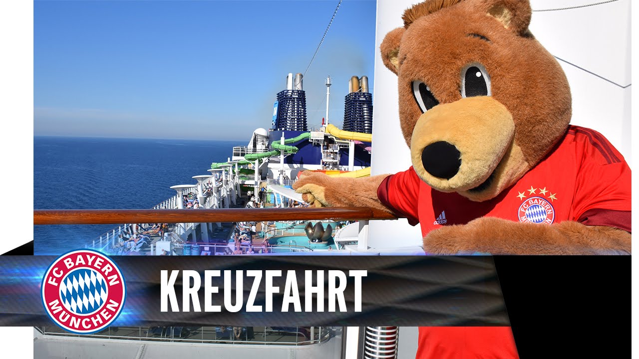 Berni und der FC Bayern KidsClub auf Kreuzfahrt