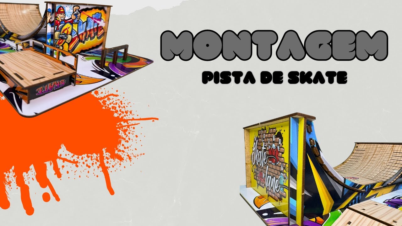 MANUAL MONTAGEM PISTA SKATE DE DEDO