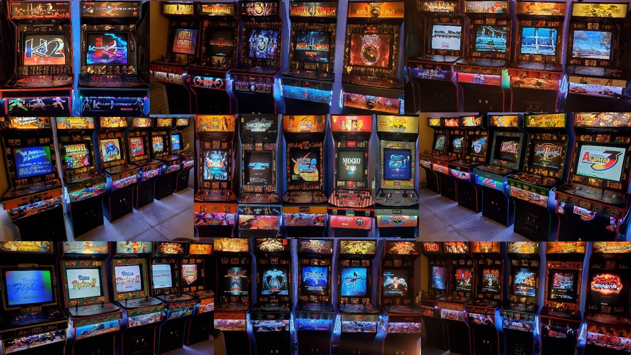 Arcade Fighting Game Machines In 1 Place (FGC History)