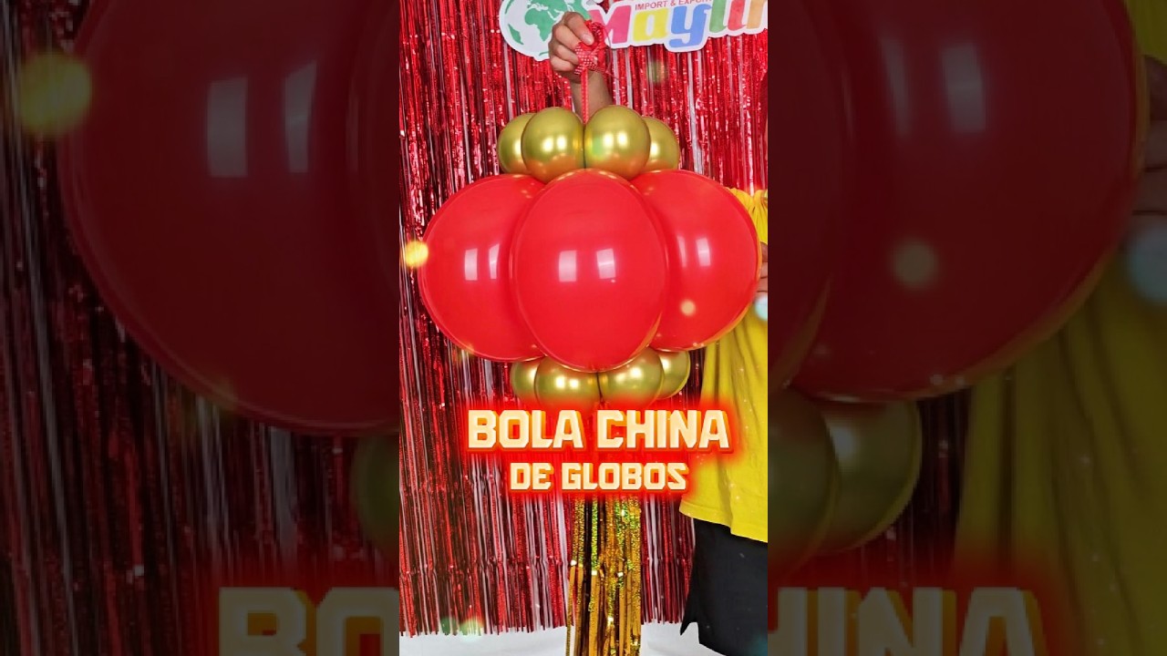 🐲 FAROL CHINO DE GLOBOS LÁTEX - AÑO NUEVO CHINO🏮