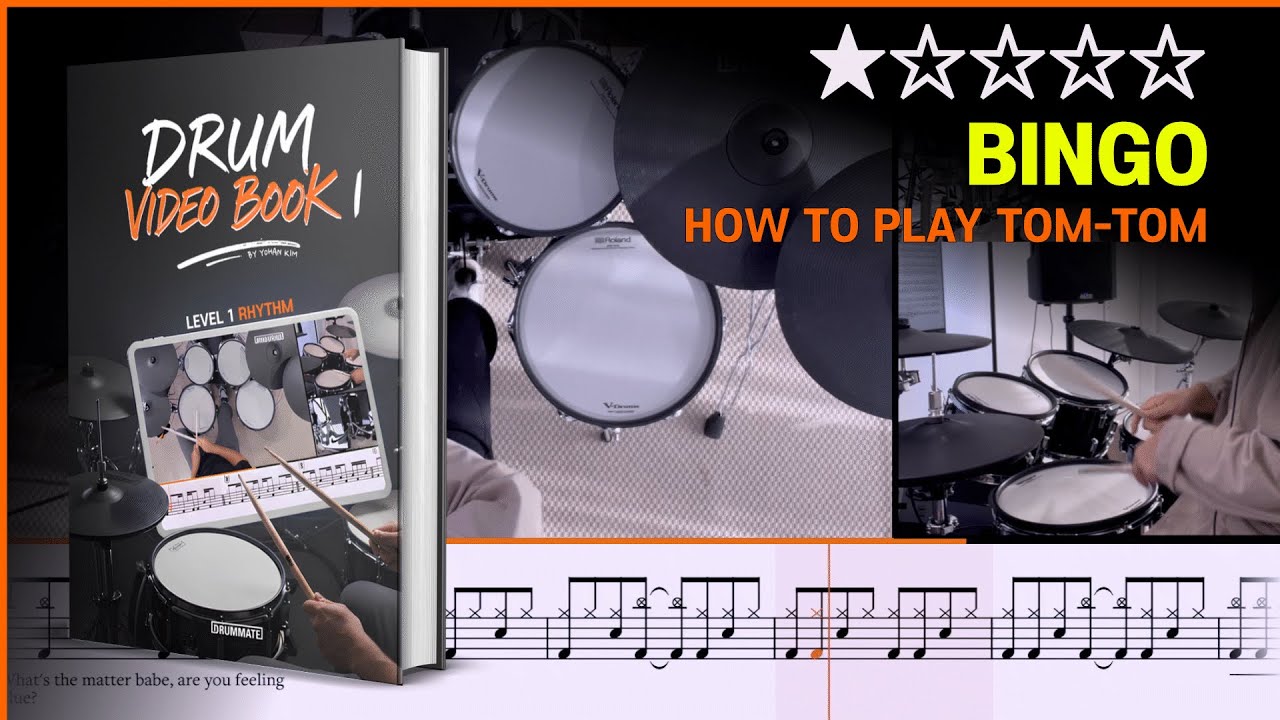 4. Bingo (Lv.01) &mdash; from Drum Video Book 1 [Available on Amazon]