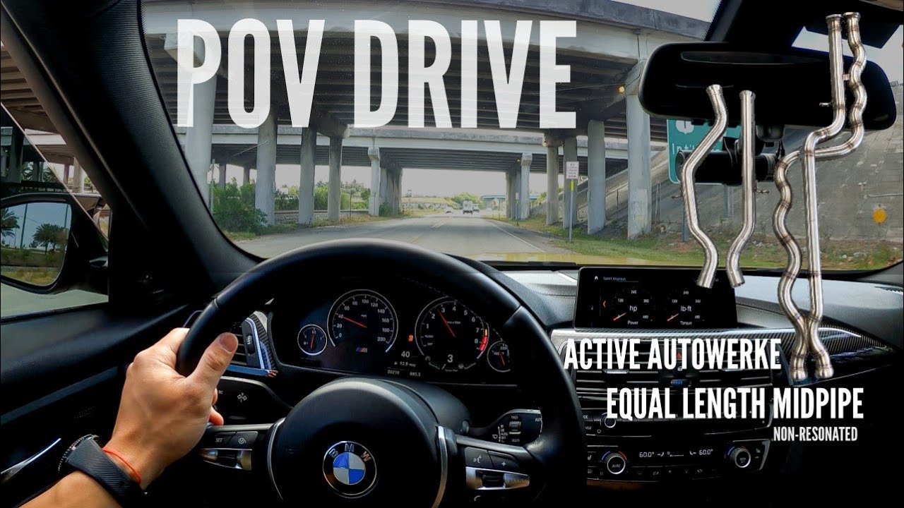 POV Drive F80 M3 Manual With Active Autowerke Equal Length Midpipe + AWE Switchpath Exhaust