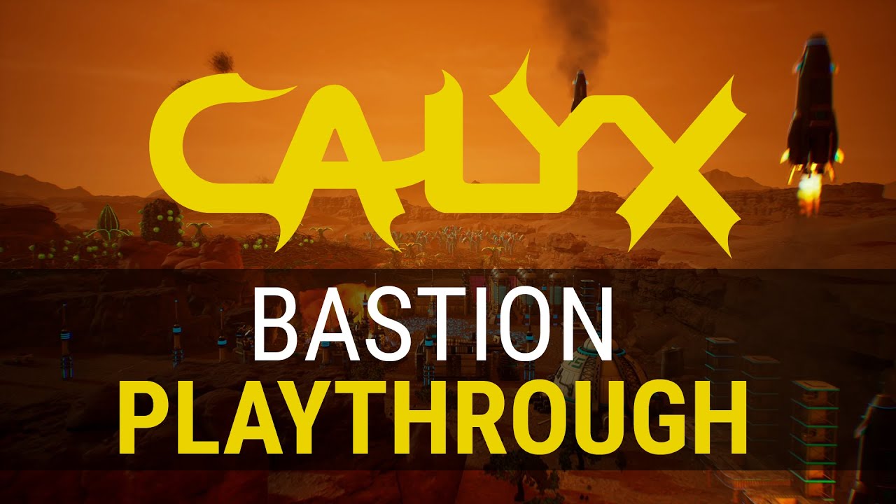 Calyx Demo v3 | Bastion gameplay. Our PC RTS & Base Builder where you battle giant alien plants!