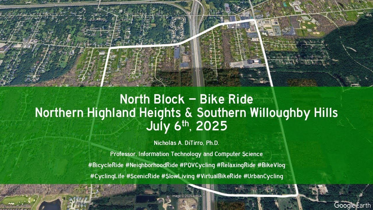 Relaxing Bicycle Ride Through a Quiet Neighborhood | POV Cycling Adventure - 070625D