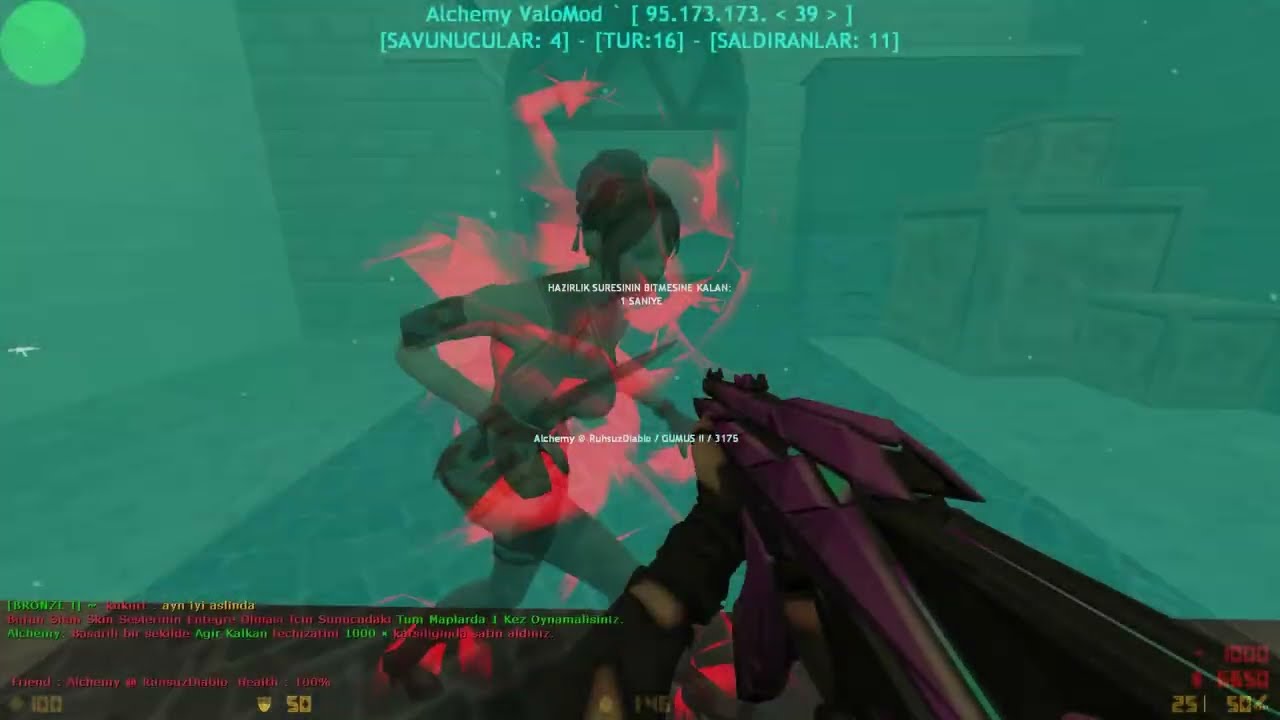 UNLOST FPS ARTTIRMADAN SONRA VALORANT GAMEPLAY 😁 - CS 1.6 VALORANT MOD !!!