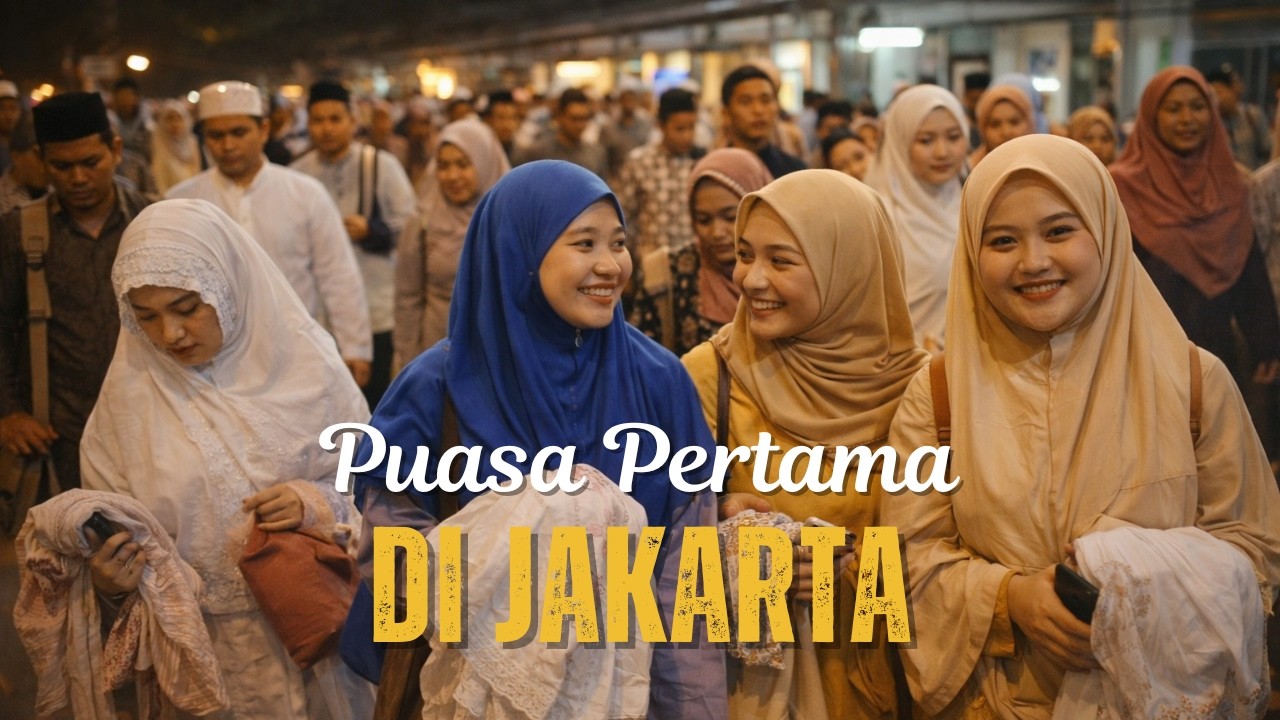 SUASANA MALAM RAMADHAN PERTAMA Di PEMUKIMAN PADAT JAKARTA | Ramadan Night Walk
