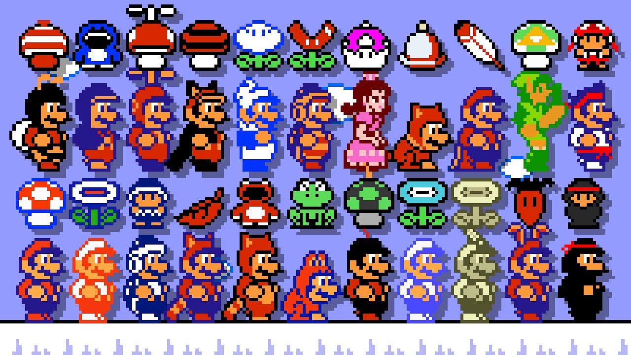 Super Mario Bros. 2 - All New Power-Ups. ᴴᴰ