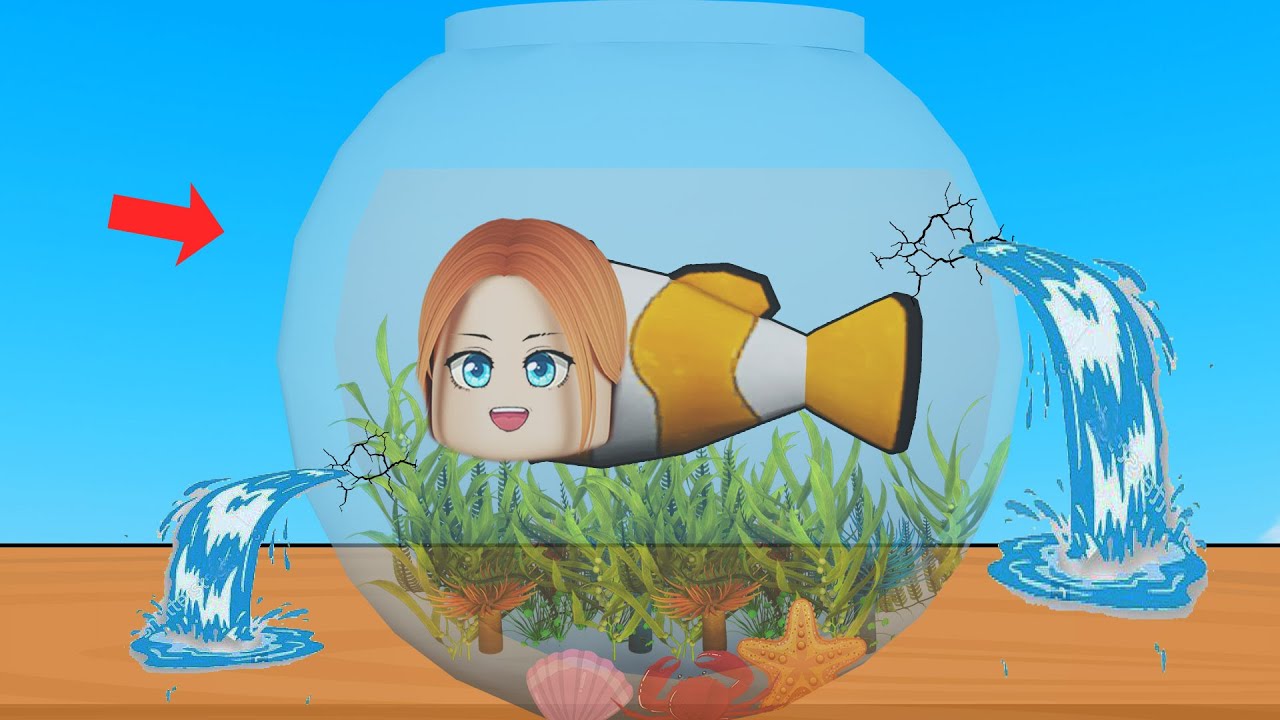 LUMANGOY LANGOY AKO SA LOOB NG FISHBOWL 🐟 | ROBLOX Be a Silly Fish