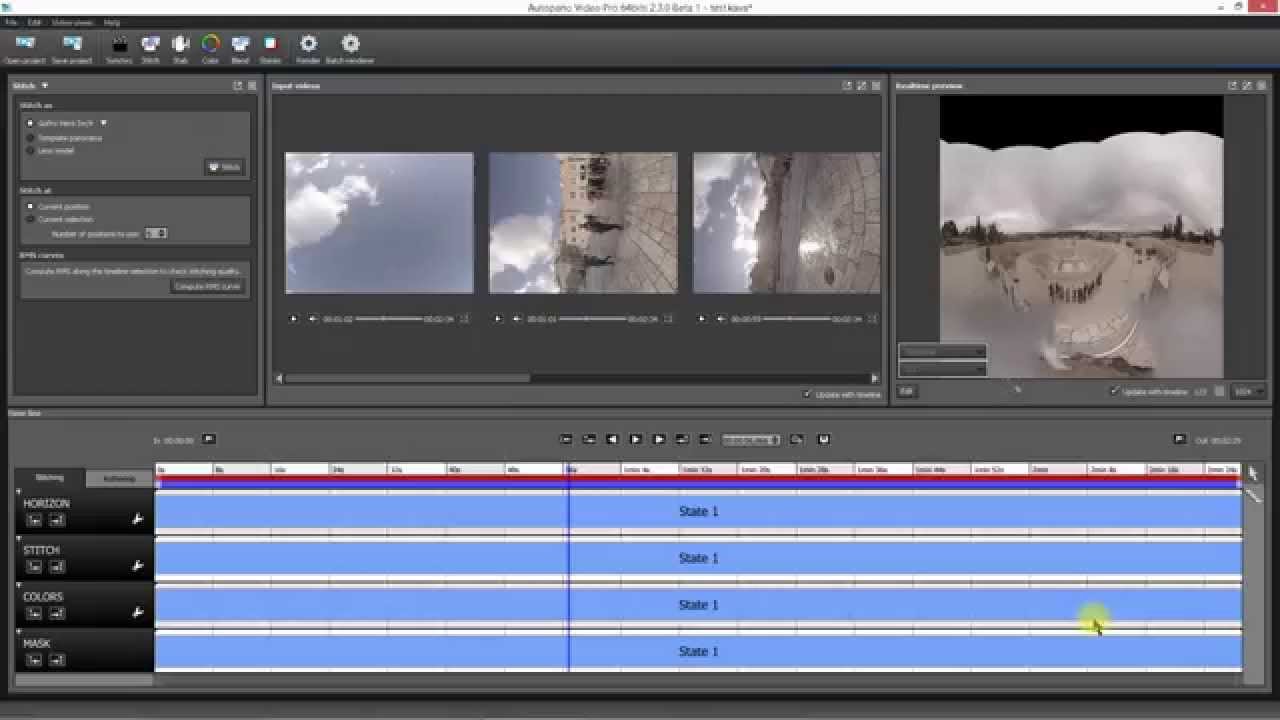 Basic Video Stitching (1 of 3) - Autopano Video Pro Tutorial #1