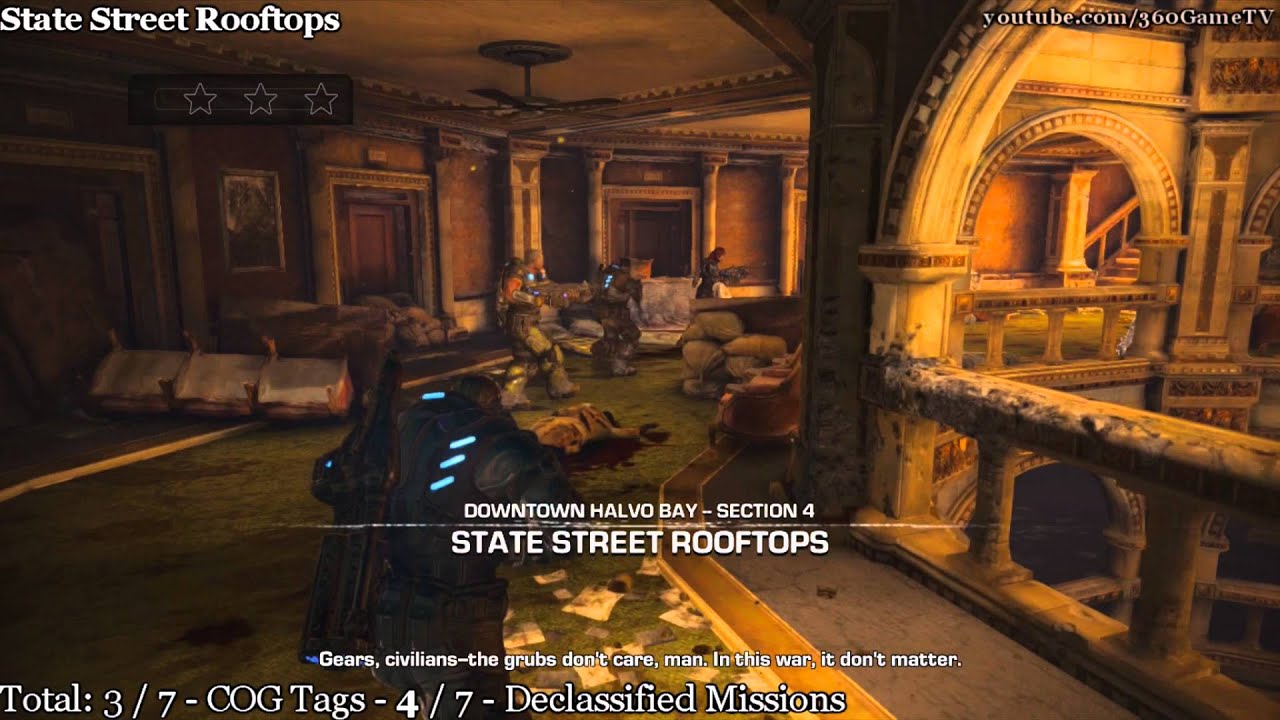 Gears of War Judgment - COG Tags & Declassified Missions Location Collectibles Guide - Chapter 5