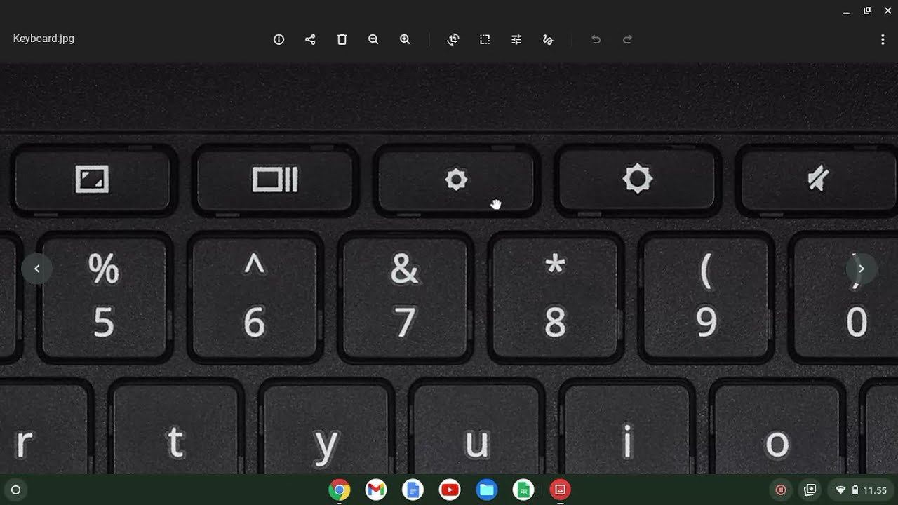 fungsi Keyboard pada Chromebook