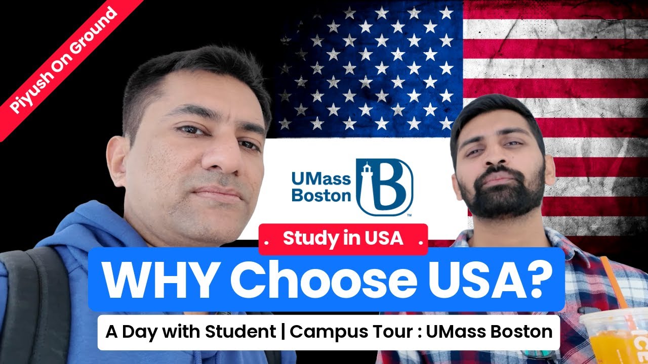 Honest Student Review on Study in the USA: Campus Tour | UMass Boston!