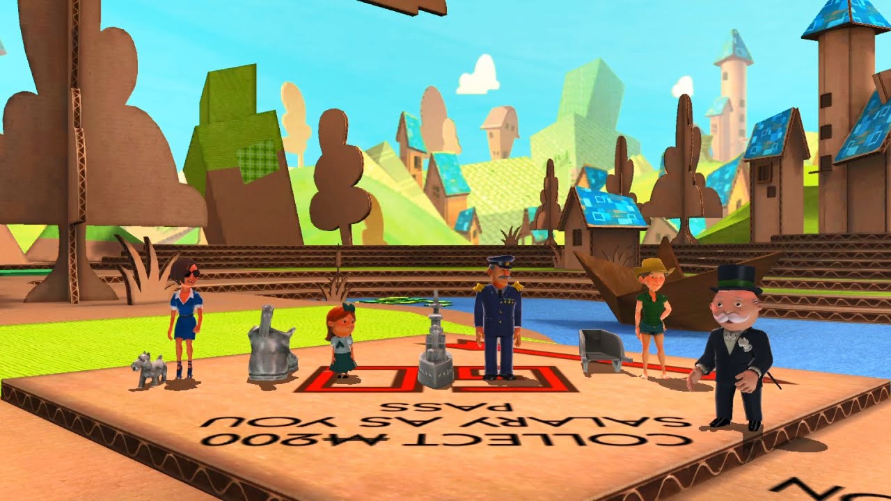 Monopoly Streets PS3 Gameplay (RPCS3): Play Cardboard Board - 1 Player VS 3 Medium AI