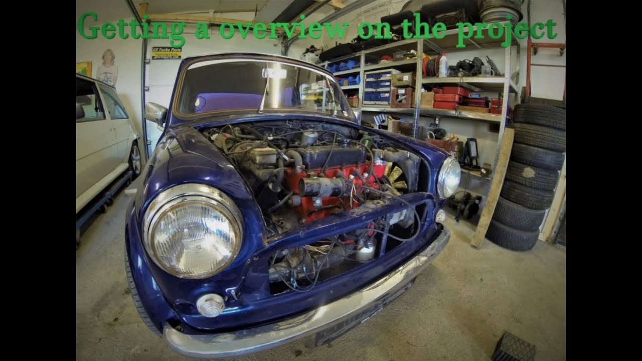 Mini Cooper 1275 project, getting a overview