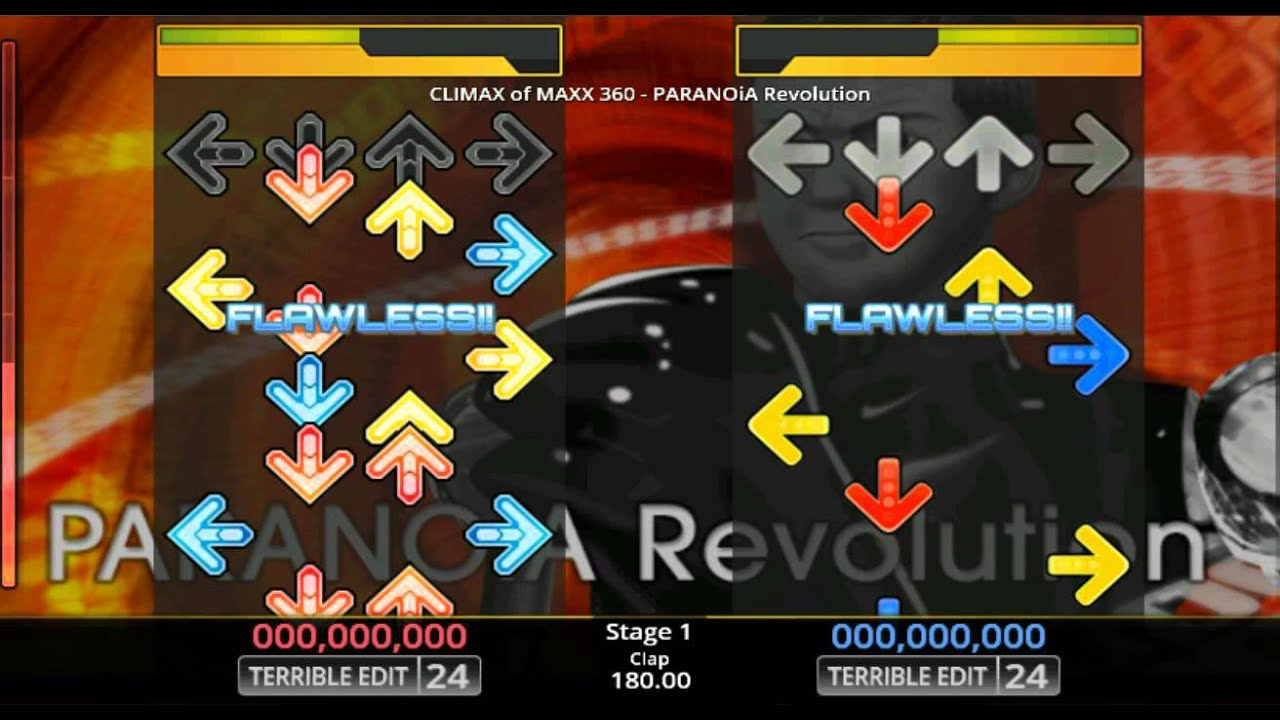 [TERRIBLE DDR EDIT] PARANOiA Revolution / CLIMAX of MAXX 360 (Lv. 27)