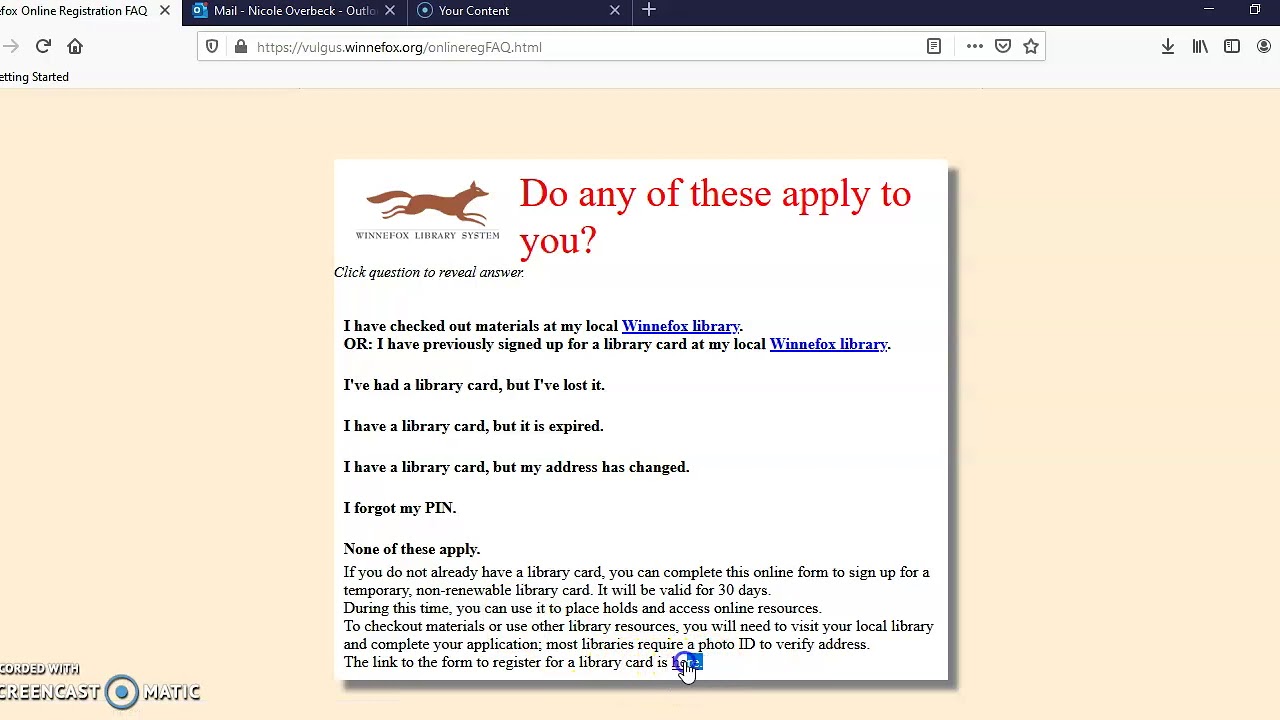 How to Get a Temporary Library Card