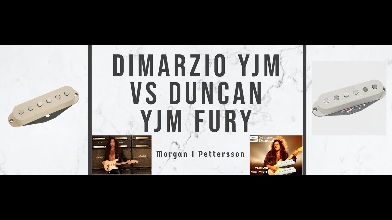 Dimarzio HS3 and Dimarzio YJM vs Duncan YJM Fury