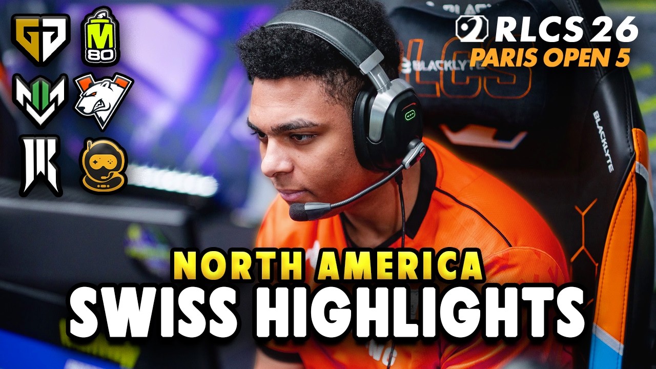 *Highlights* GROUP OF DEATH!? | Swiss Group A RLCS 2026 Highlights | North America Paris Open 5