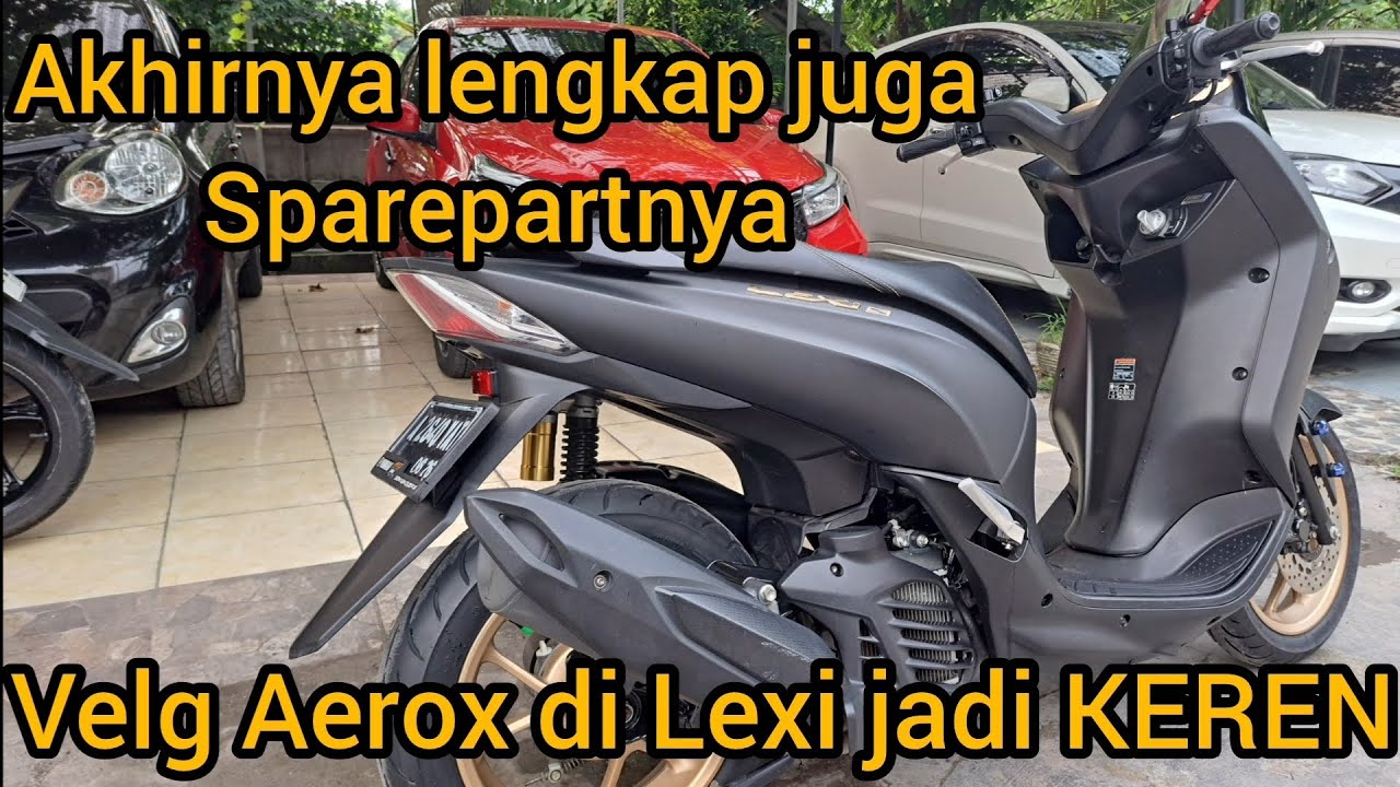 Yamaha Lexi dgn Velg standar Aerox, Modifikasi standar yamaha part 2 #yamahalexi #yamahalexi125