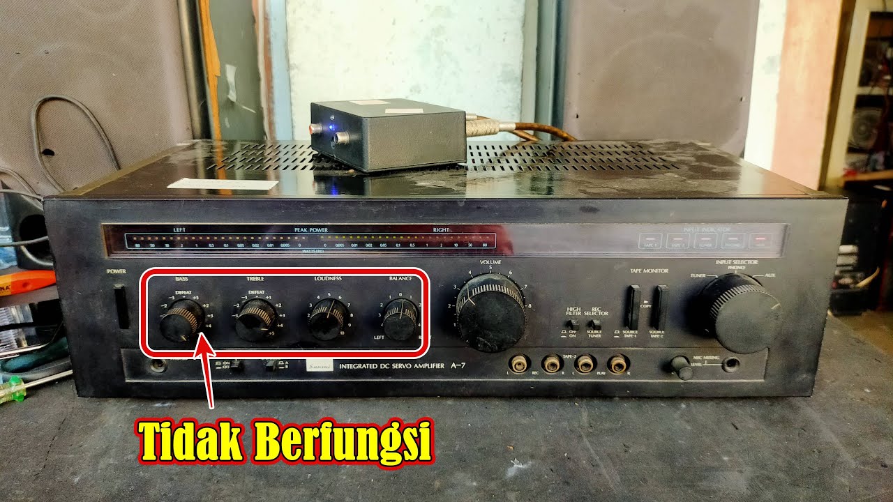 Servis Amplifier Sansui A7