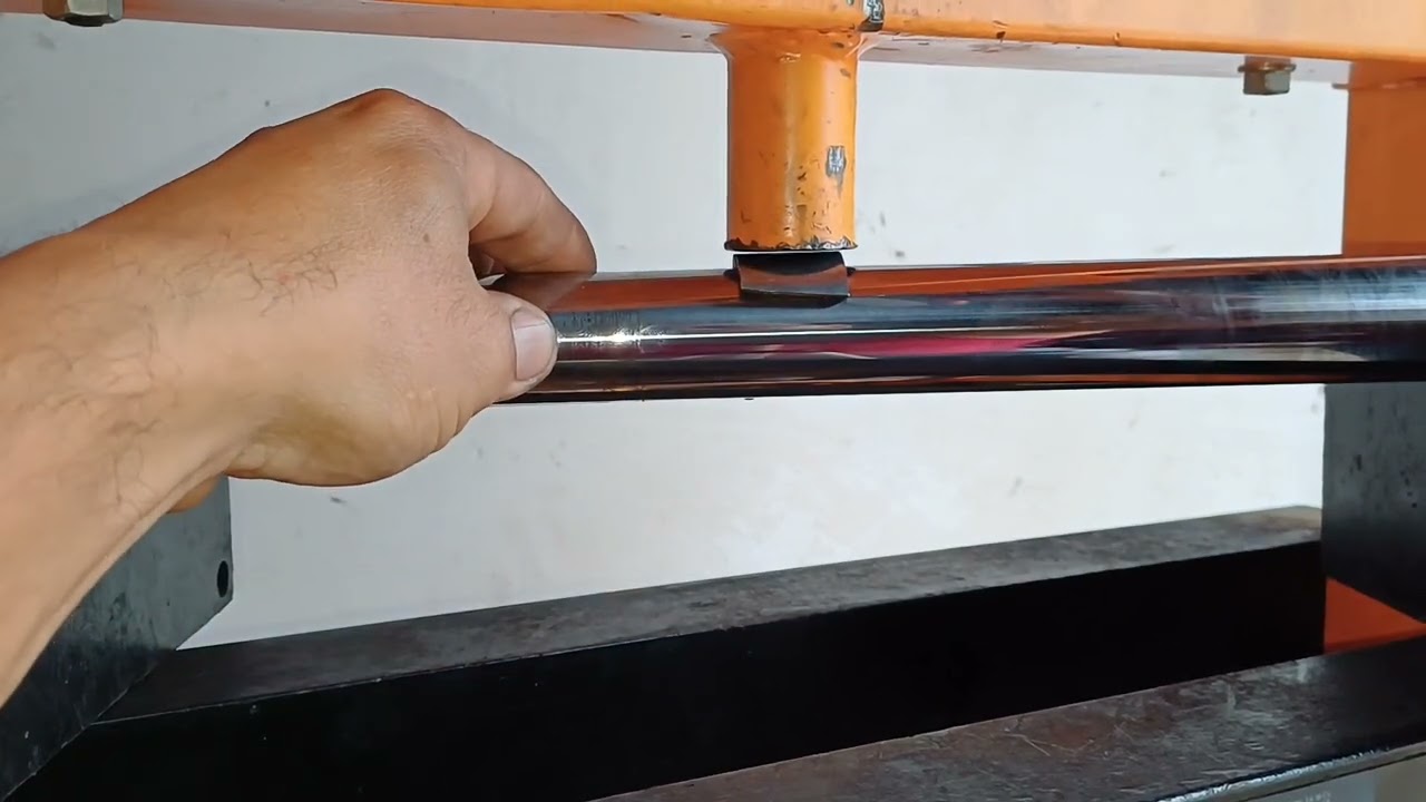 como enderezar barras de moto