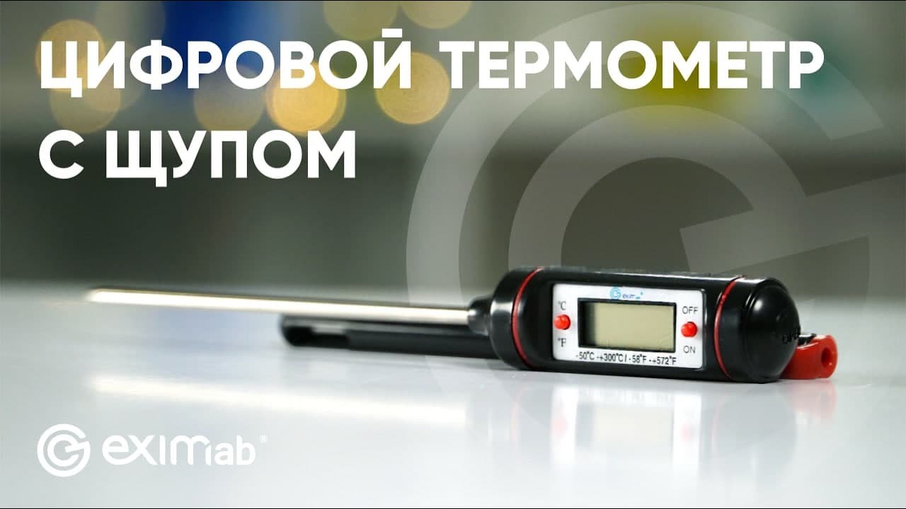 ЦИФРОВОЙ ТЕРМОМЕТР С ЩУПОМ (WT-1) - ОБЗОР