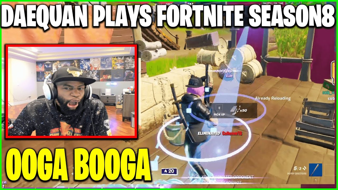 DAEQUAN FIRST FORTNITE GAME SINCE HIS RETURN!