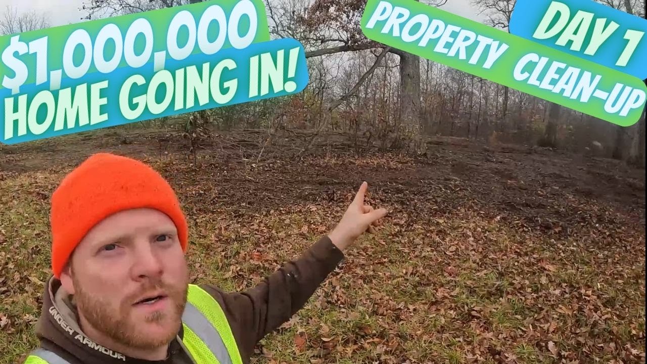 Forestry mulching a new build with the Rayco c140.