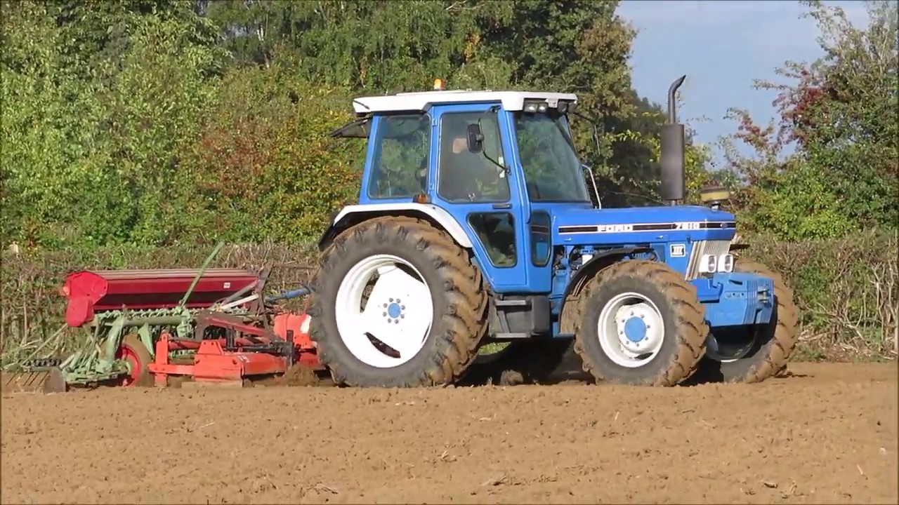 Ford 7810 | Ford 5610 Turbo | Plowing | Seeding | Wintertarwe zaaien | Ploegen