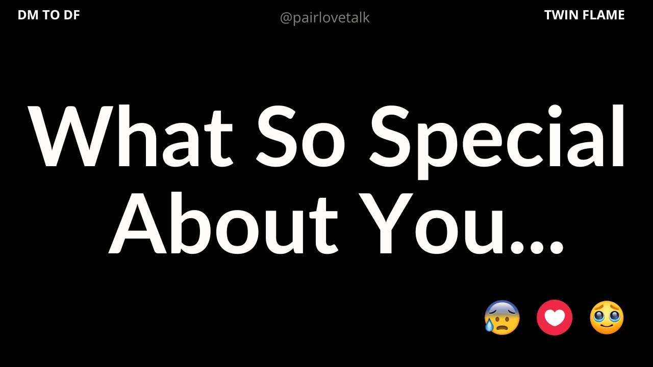 DM 💌 What’s The Special Thing About You...❤️🤭 DM TO DF 🖤 Divine Masculine Energy